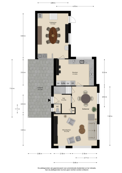 Floor Plan 1 - Schubertlaan 13