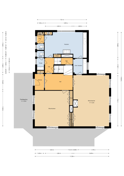 Floor Plan 1 - Nieuwe Grensweg 2